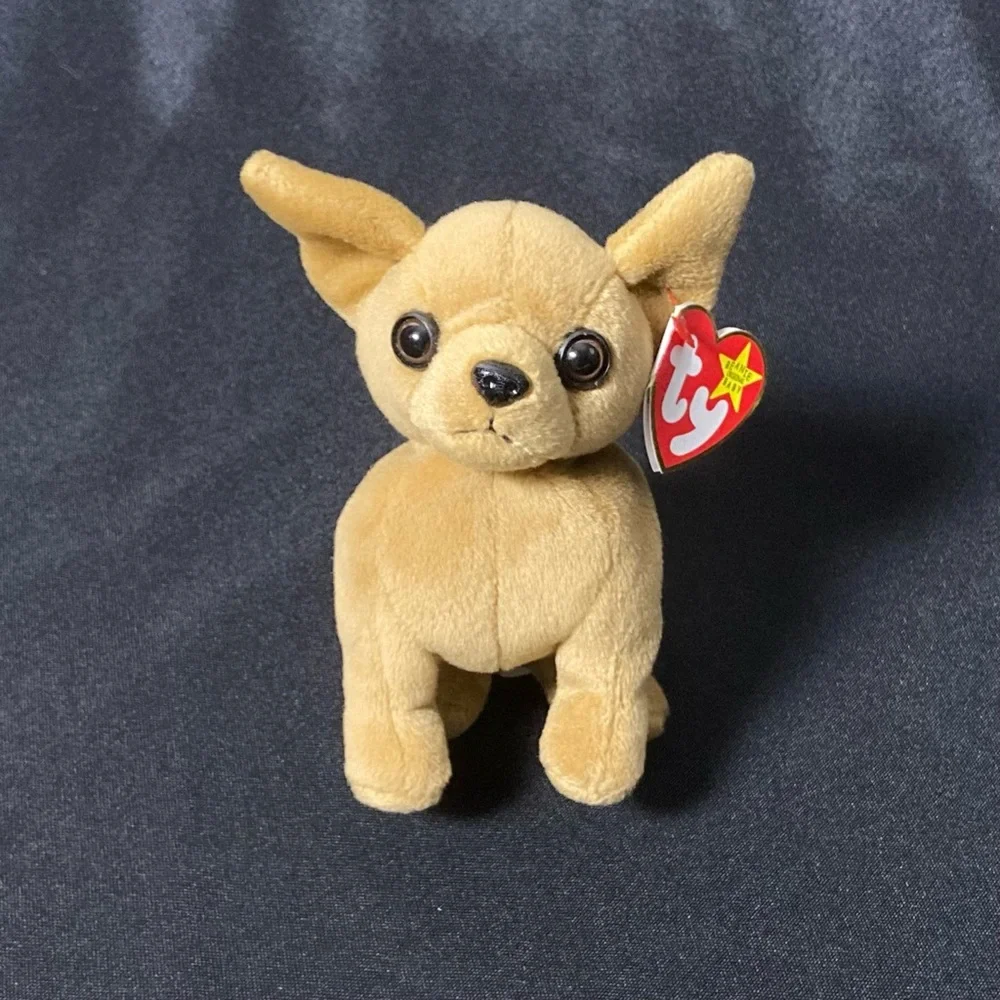 Vintage 1999 Tiny The Chihuahua Dog Ty Beanie Baby Plush - Picture 5 of 16
